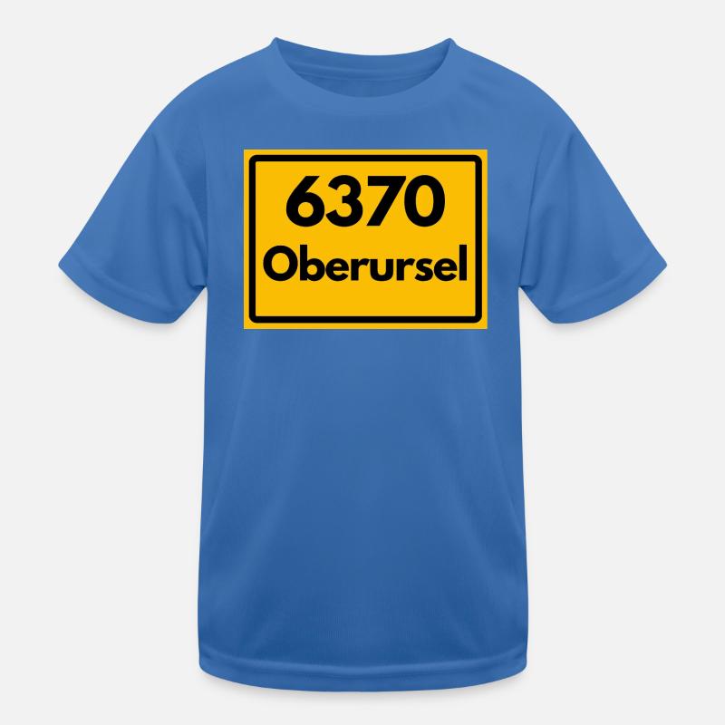 ALTE POSTLEITZAHL PLZ RETRO 6370 OBERURSEL HEIMAT Kinder Funktions-T-Shirt