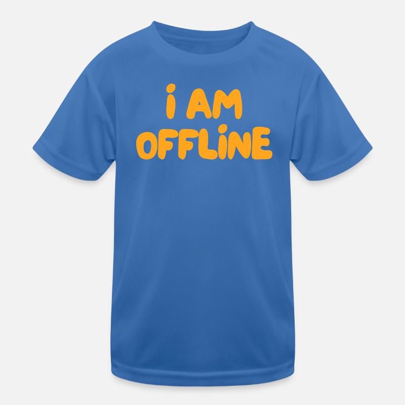 Ich bin offline Kinder Funktions-T-Shirt