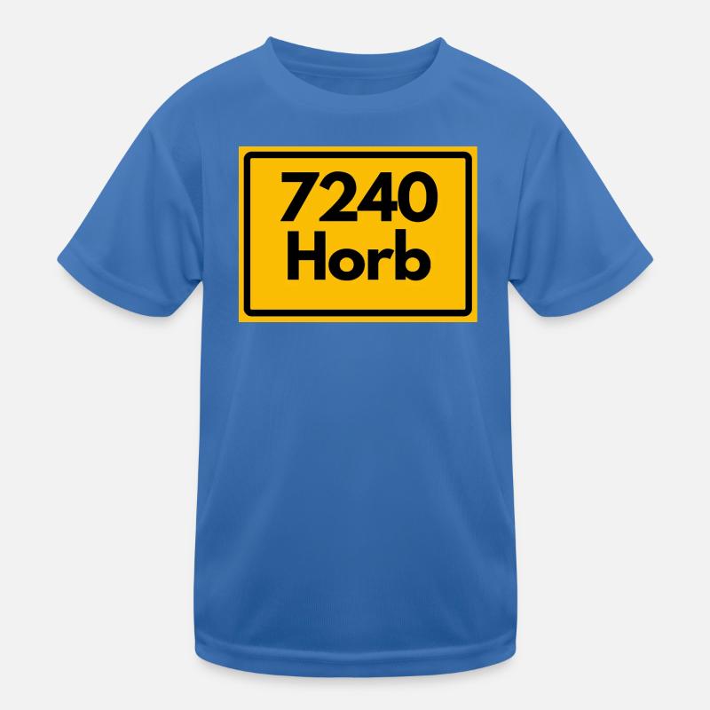 OLD POSTCODE POSTCODE RETRO 7240 HORB HEIMATSTOLZ Kids Functional T-Shirt
