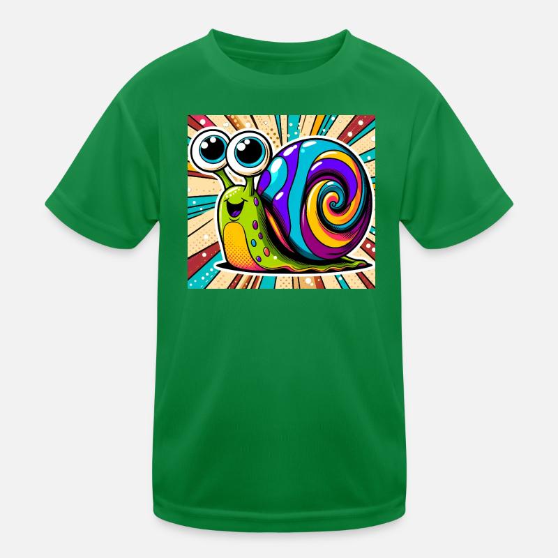 Escargot T-shirt sport Enfant