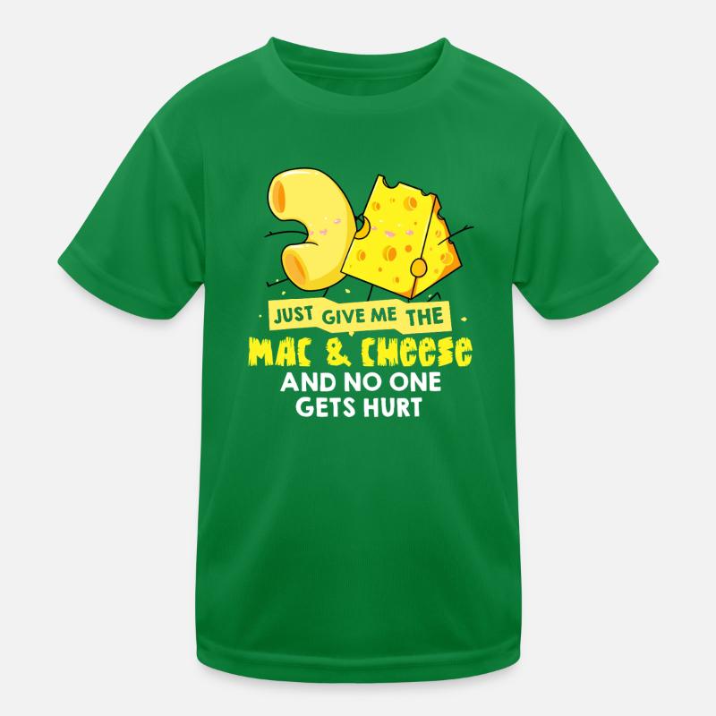 Mac & Cheese Meme Tee Kinder Funktions-T-Shirt
