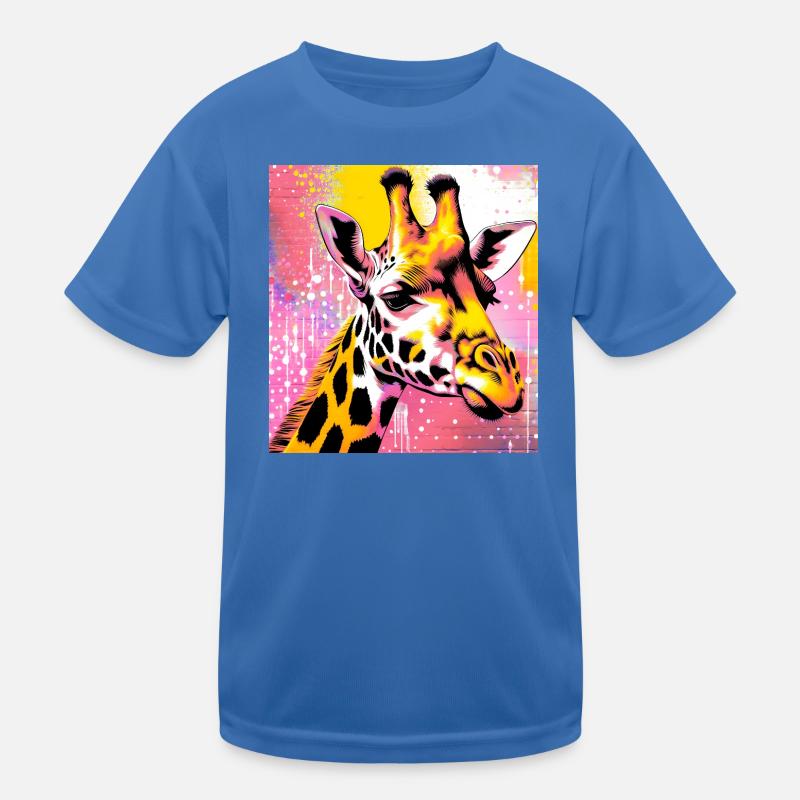 Giraffe Kinder Funktions-T-Shirt