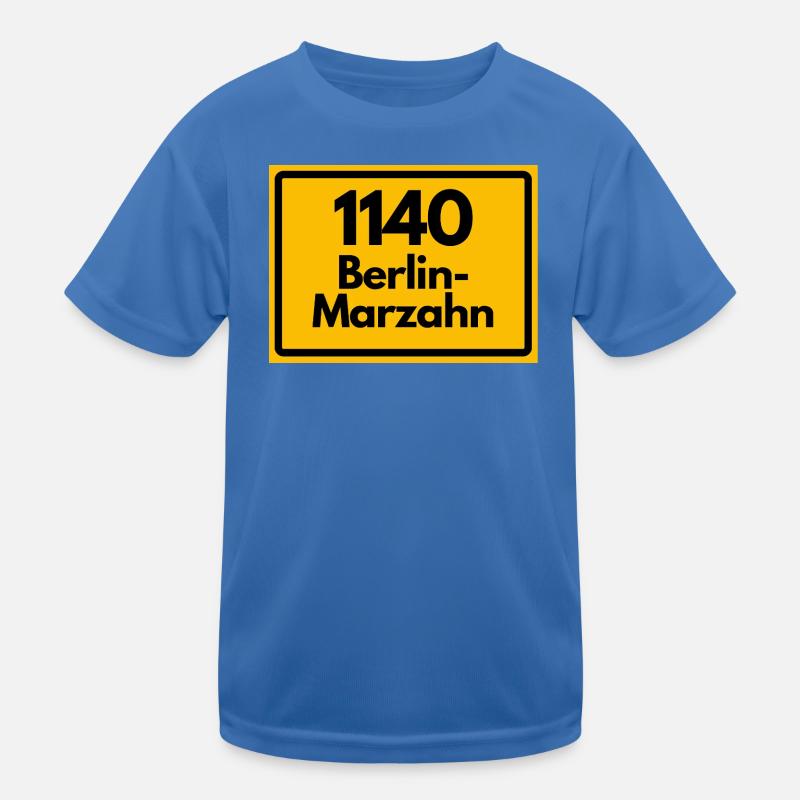 ALTE POSTLEITZAHL PLZ RETRO 1140 BERLIN MARZAHN Kinder Funktions-T-Shirt
