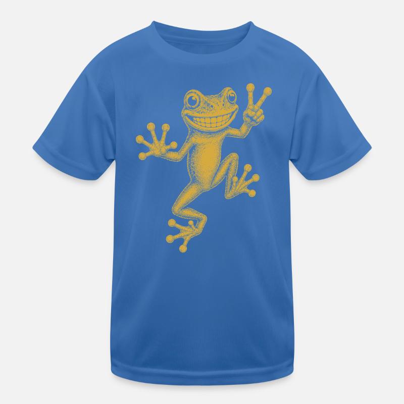 Laubfrosch Kinder Funktions-T-Shirt