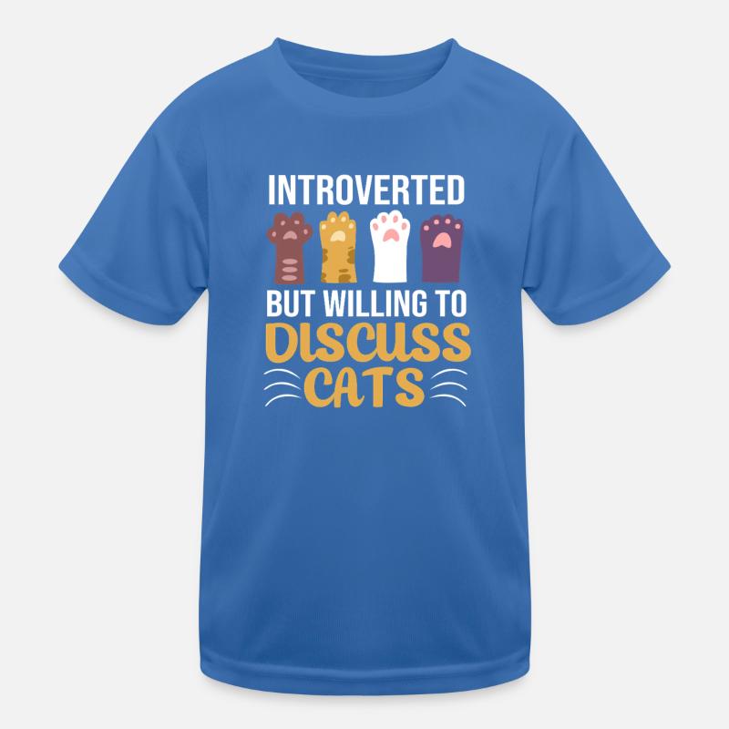 Introvert, anxiety, anxious, scaredy-cat Kids Functional T-Shirt