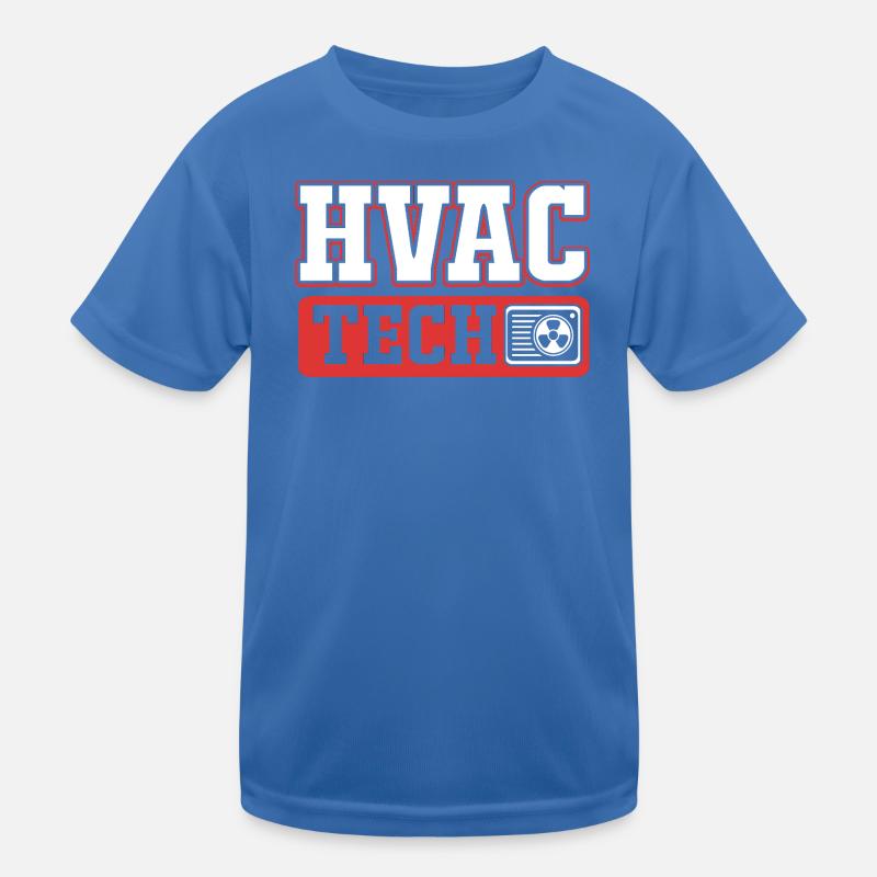 Heating Air Conditioning Technician Technician Refrigeration Technician Kids Functional T-Shirt