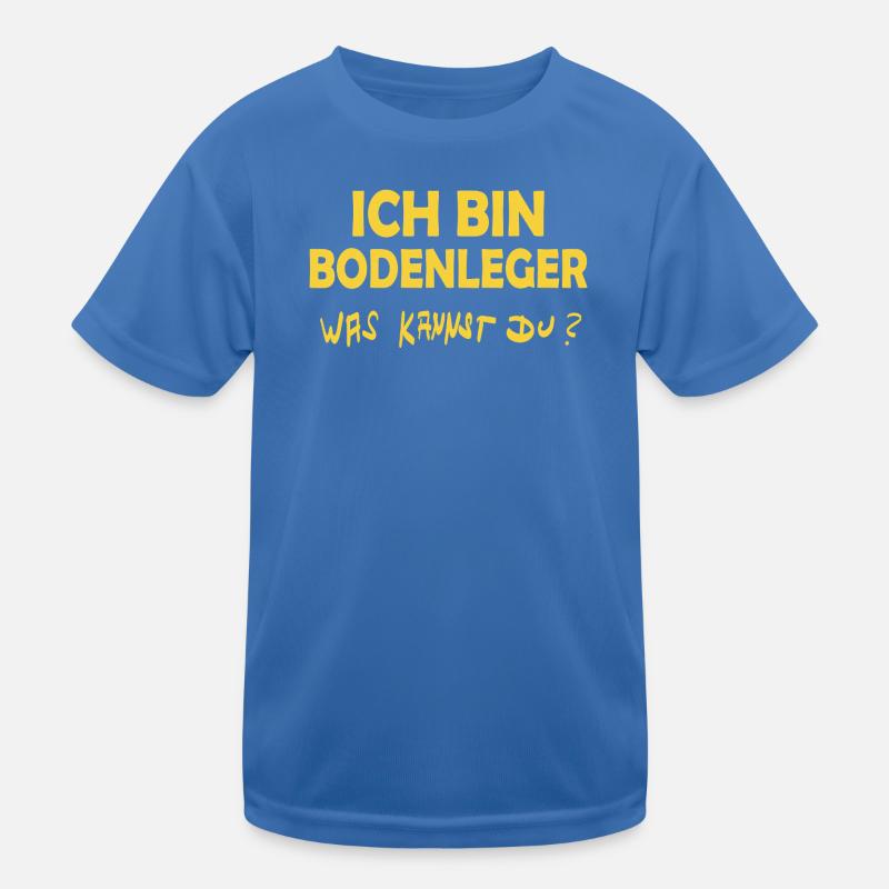 Job Bodenleger Kinder Funktions-T-Shirt