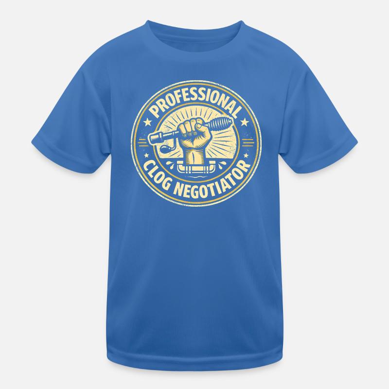 Constipation Professional | Pipe cleaning Kids Functional T-Shirt