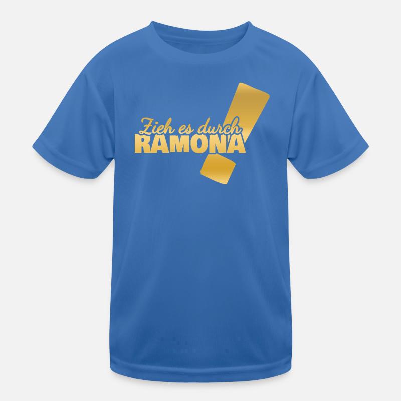 Durchhalten Ramona Kinder Funktions-T-Shirt