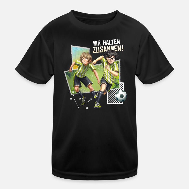 Bande De Foot Kim & Data Devise Tous Ensemble T-shirt sport Enfant