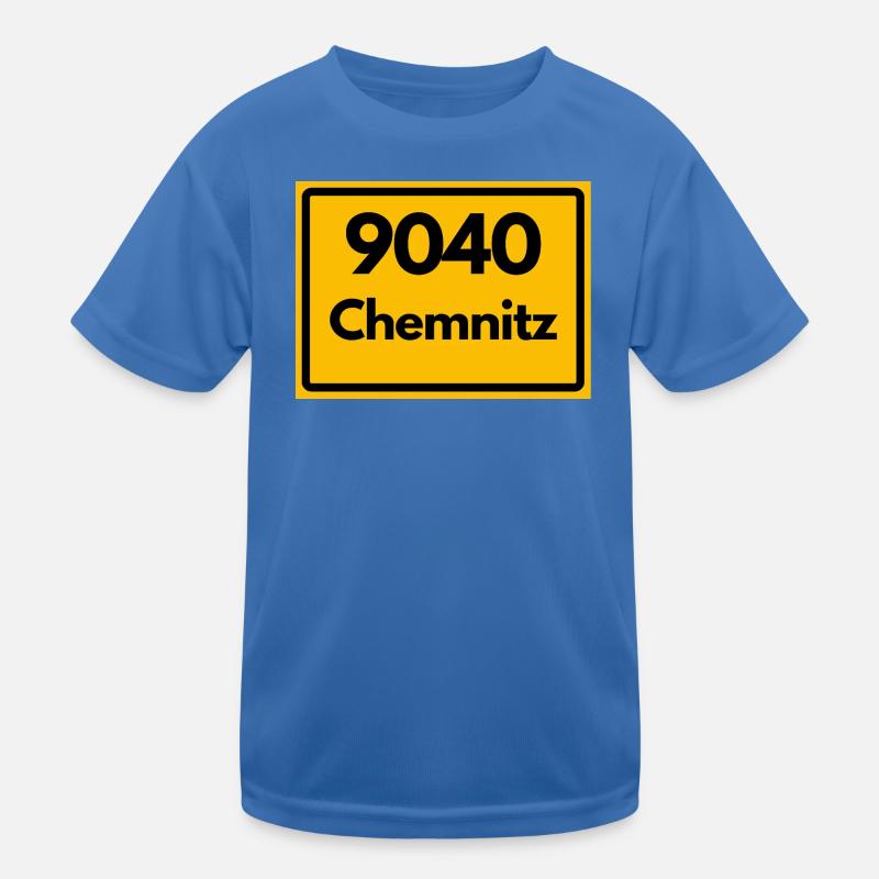 9040 PLZ SACHSEN CHEMNITZ ALTE POSTLEITZAHL Kinder Funktions-T-Shirt