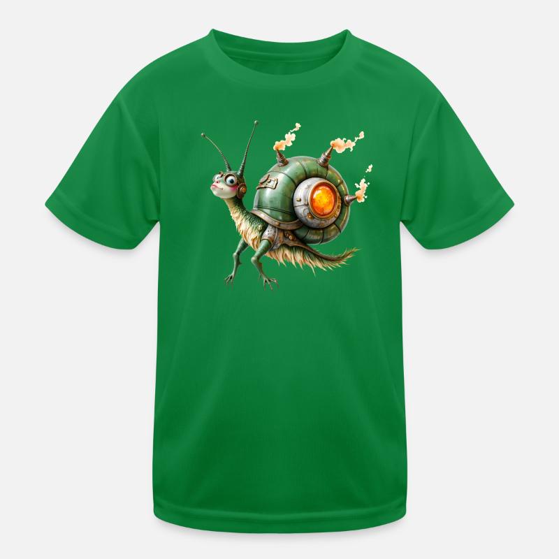 Réacteur d’escargot steampunk T-shirt sport Enfant