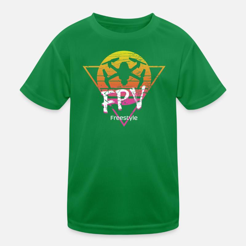 FPV Drone Pilot Freestyle & Racing Gift Kids Functional T-Shirt