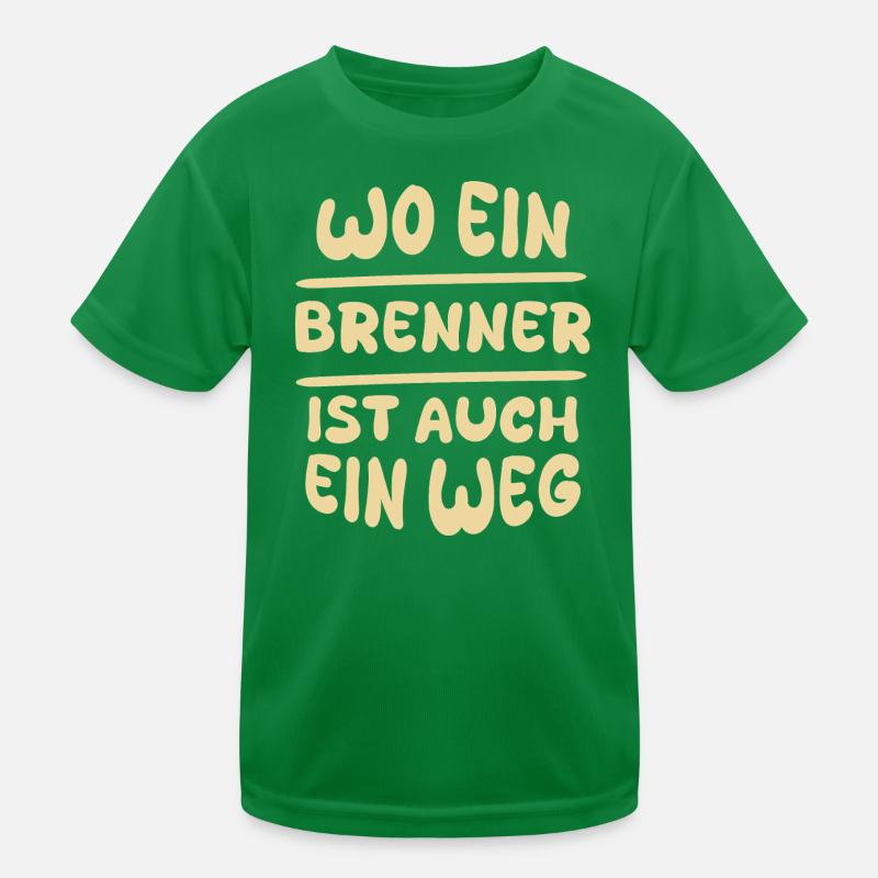Geschenkidee Brenner Kinder Funktions-T-Shirt