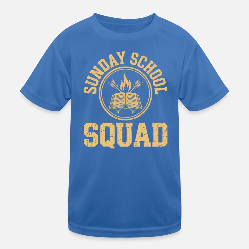 Sunday School Squad Logo Kids Functional T-Shirt