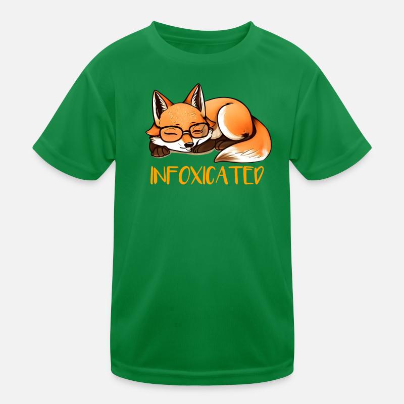 sleeping fox Kids Functional T-Shirt