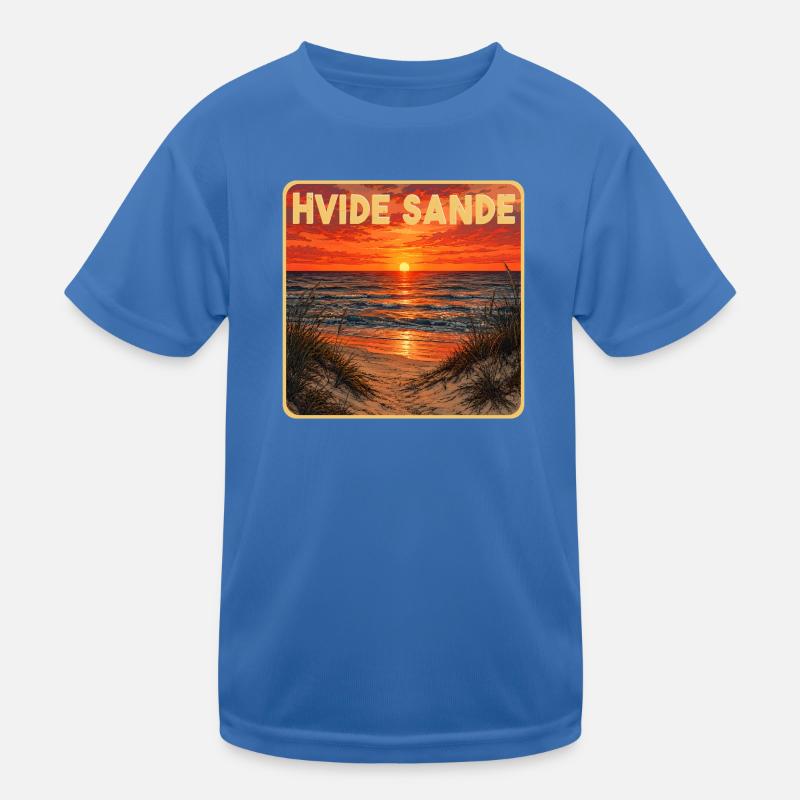 Hvide Sande Dänemark Kinder Funktions-T-Shirt
