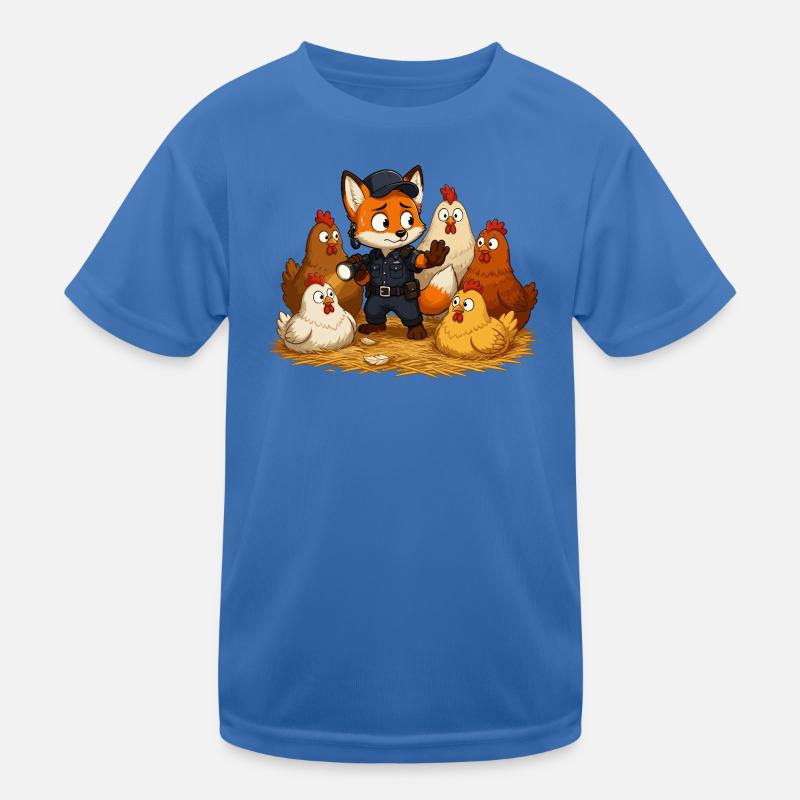 Fuchs Sicherheitsheld Hof Kinder Funktions-T-Shirt