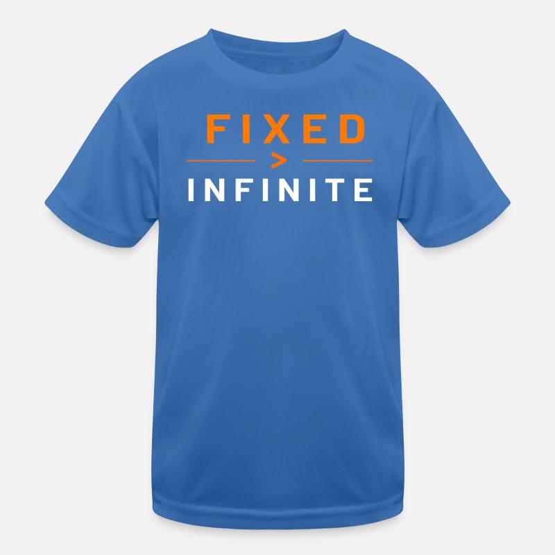 Bitcoin Fixed Supply Typography Kids Functional T-Shirt