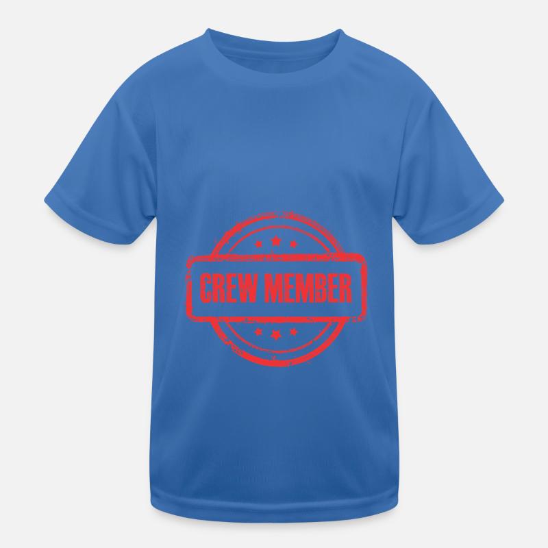 Crew Stamp Kids Functional T-Shirt