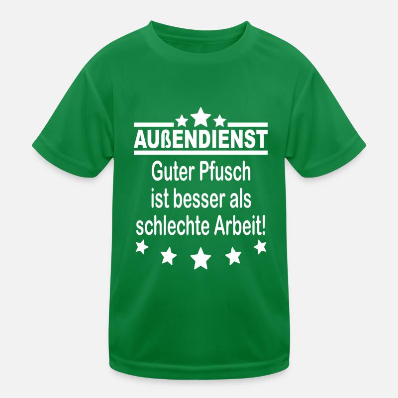 Service sur le terrain Devis Technicien de service Service à la clientèle T-shirt sport Enfant