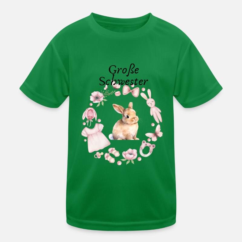 Große Schwester Kinder Funktions-T-Shirt