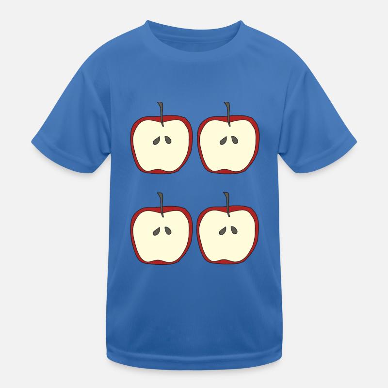 apfel 4fach Kinder Funktions-T-Shirt