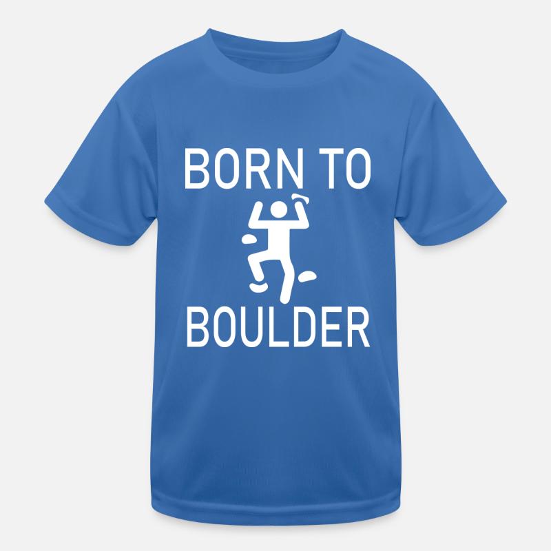 Bouldering Climbing Climbing Kids Functional T-Shirt