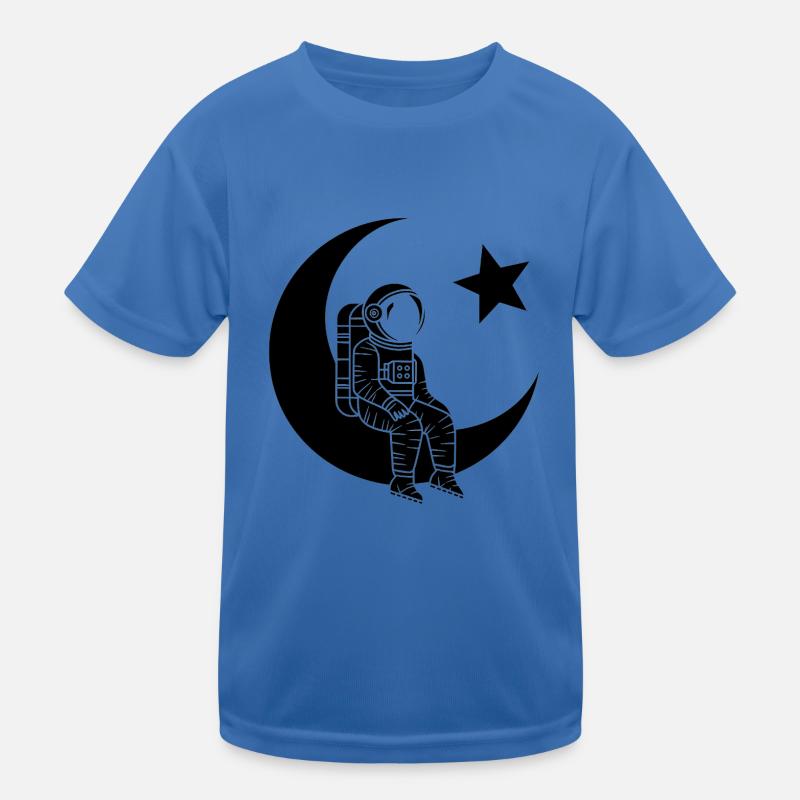 Mann des Mondes - Türkischer Astronaut Design Kinder Funktions-T-Shirt