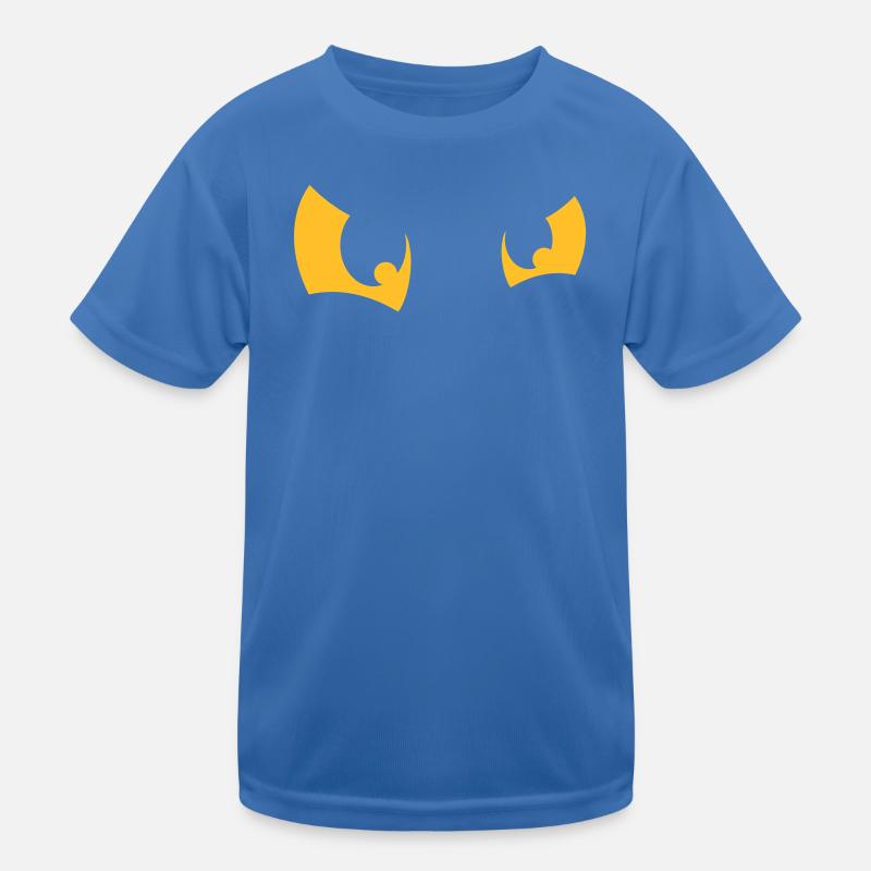 Zwei leuchtende Comic Augen Kinder Funktions-T-Shirt