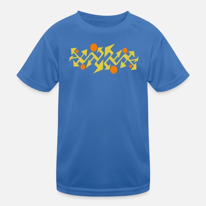 Abstraktes Muster von Cean Kinder Funktions-T-Shirt