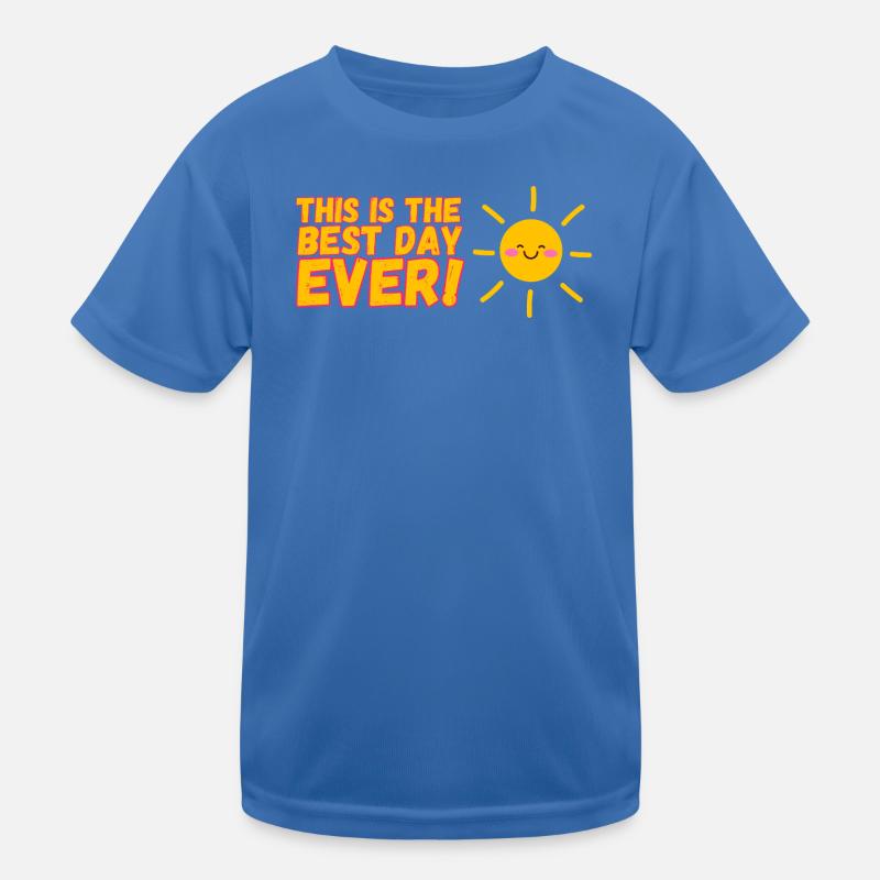 Der schönste Tag überhaupt Kinder Funktions-T-Shirt