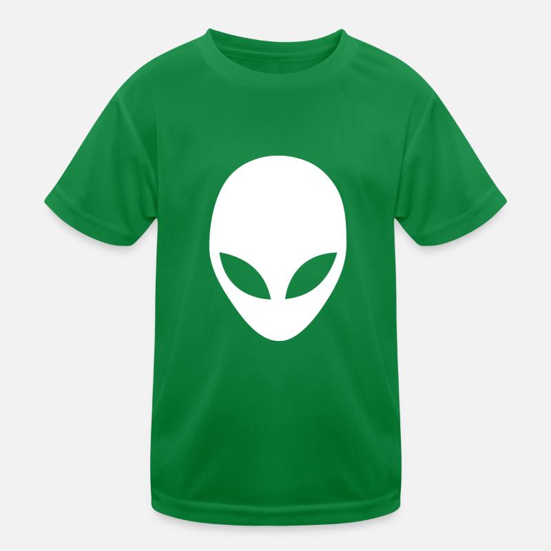 white Alien T-shirt sport Enfant