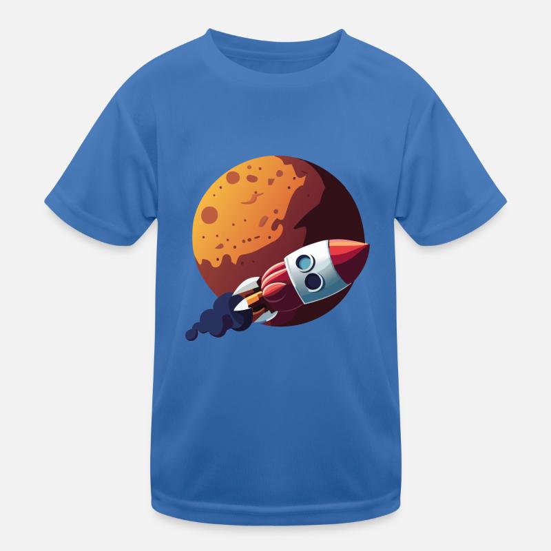 mars rakete Kinder Funktions-T-Shirt