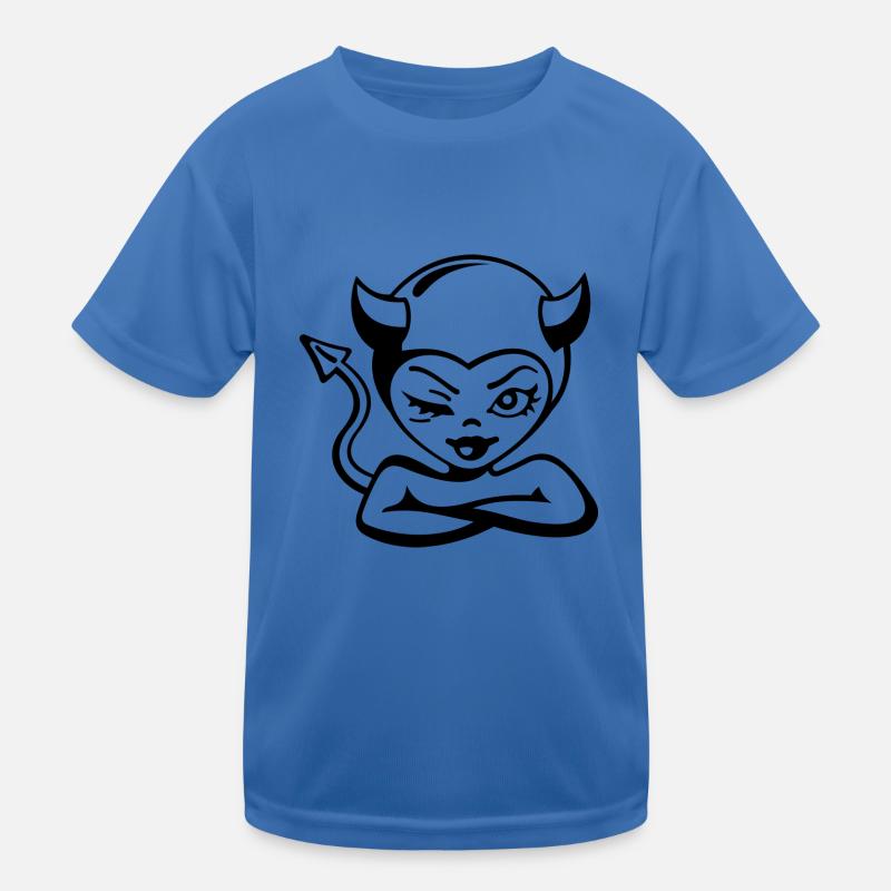 Devil Lady Kinder Funktions-T-Shirt