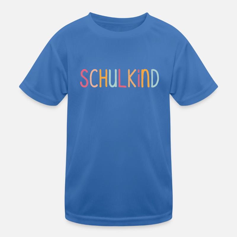Schulkind UNI Kinder Funktions-T-Shirt
