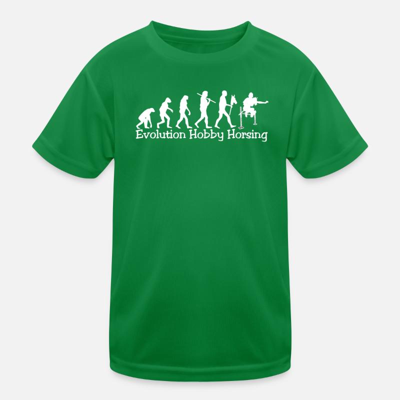 Evolution Hobby Horsing (blanc) T-shirt sport Enfant