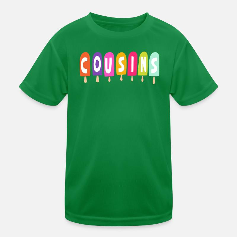 Cousins – Eis am Stiel Kinder Funktions-T-Shirt