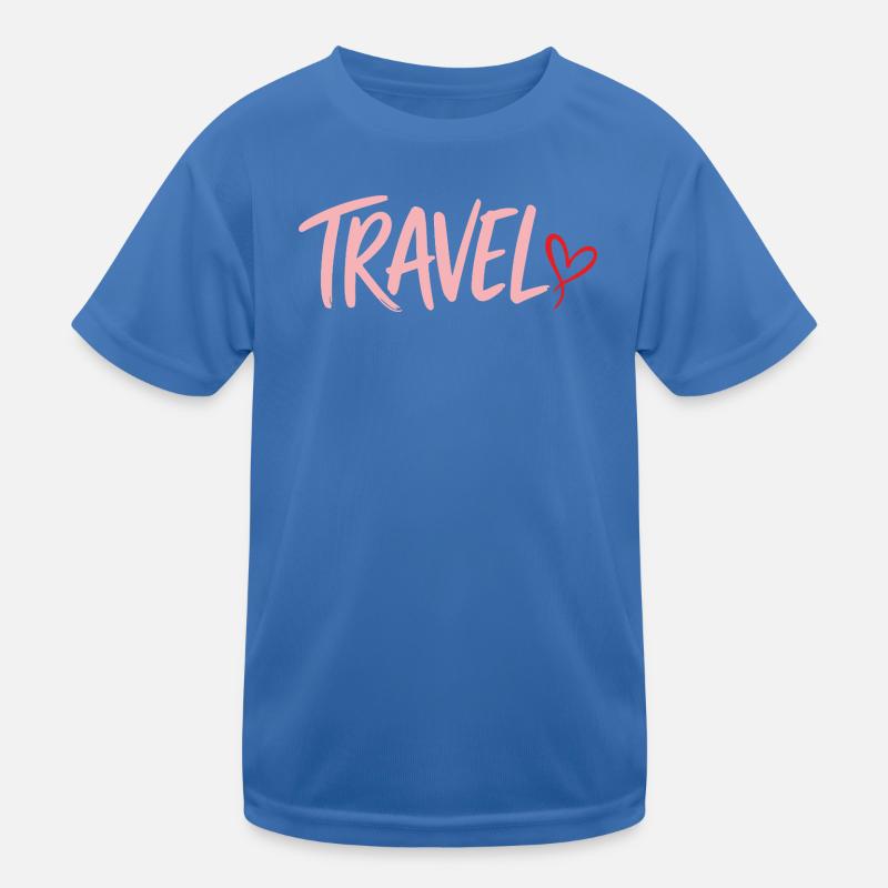 Reiseherz  Kinder Funktions-T-Shirt