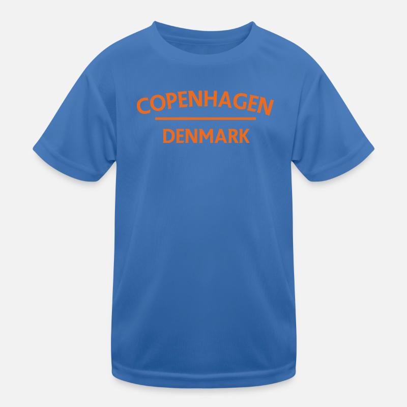 Copenhague – Danemark Textdesign T-shirt sport Enfant