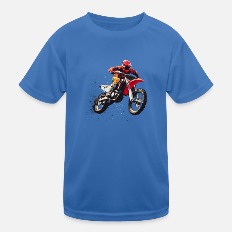 Conception du Motorcross T-shirt sport Enfant