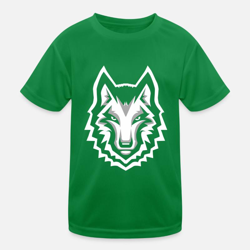 Chechen Wolf Kids Functional T-Shirt