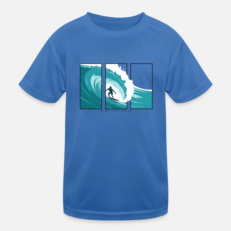 Ride the Wave Kids Functional T-Shirt