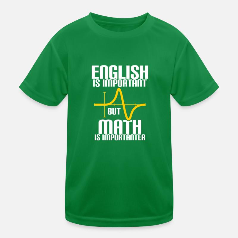 MATH EST PLUS IMPORTANT QUE L'ANGLAIS - MATH - COMPUTING T-shirt sport Enfant