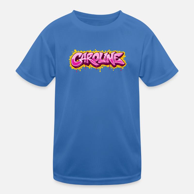 CAROLINE GRAFFITI NAME FOR PERFECT GIFT PRINTABLE  T-shirt sport Enfant