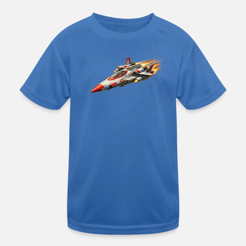 Starfighter / Raumschiff Logo Kinder Funktions-T-Shirt