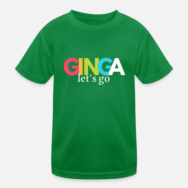 Capoeira Let's Go Ginga Kinder Funktions-T-Shirt