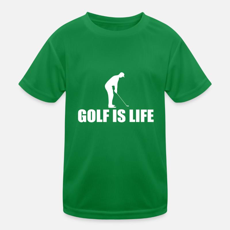 Golf ist Leben Kinder Funktions-T-Shirt