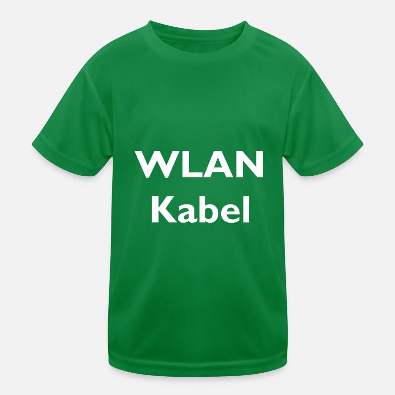 WLAN Kabel Kinder Funktions-T-Shirt