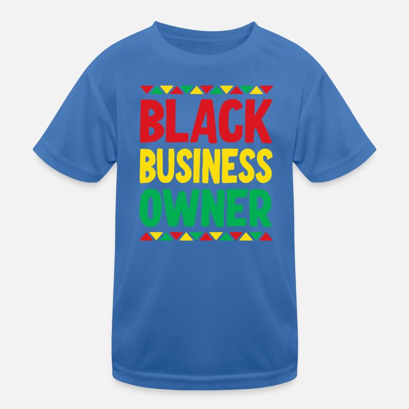 Propriétaire d’entreprise noir T-shirt sport Enfant